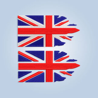 Ragged Flag of Great Britain Embroidery design