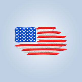 US flag Embroidery design files