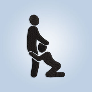 Boy Boy Kamasutra Doodles Embroidery design