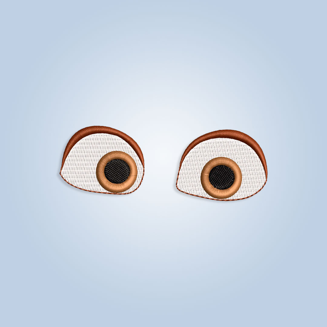 Brown Eyes Embroidery design files