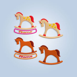 Wooden Horse Embroidery design