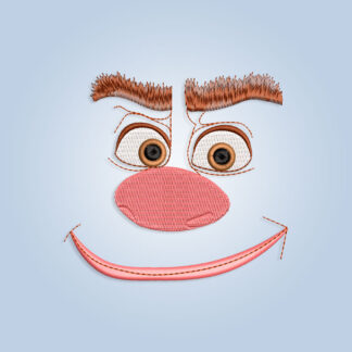 Wreck-It Ralph face Embroidery design
